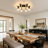 18.9''(W) 5 - Light Flush Mount Chandelier Ceiling Light