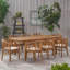 Ensemble repas extensible 9 pièces avec coussins Aracely