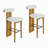 Cianciulli 29.5” Seat Height Upholstered Bar Stools With Rubberwood Frame-120640454-129682437