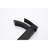 Single Handle Waterfall Faucet For Bathroom - Matte Black, Rectangular Spout, Stainless Steel, Easy To Install And Clean Black With Control, Steel Construction-125036346