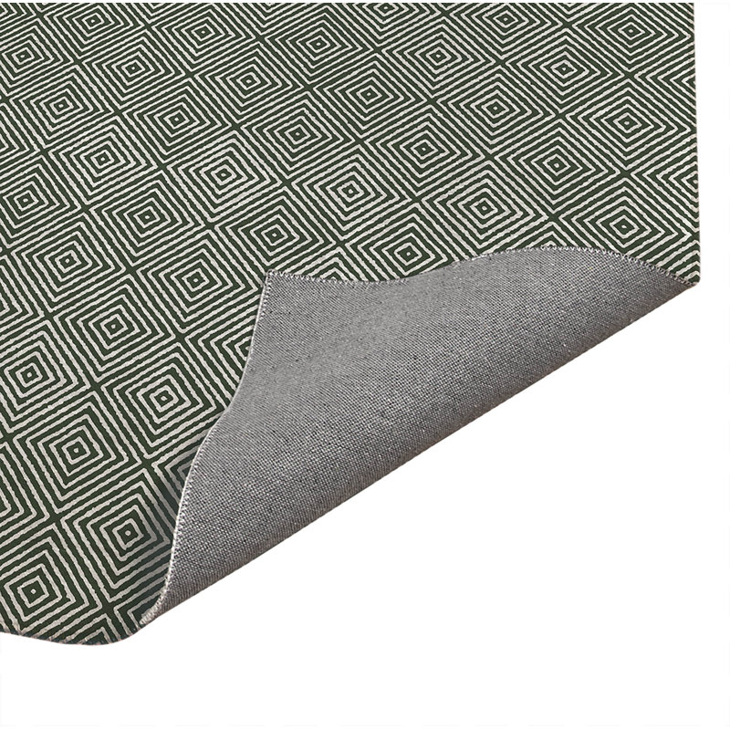 Tapis de bureau léger Ikat, L 5 pi x L 3 pi, Chimichurri