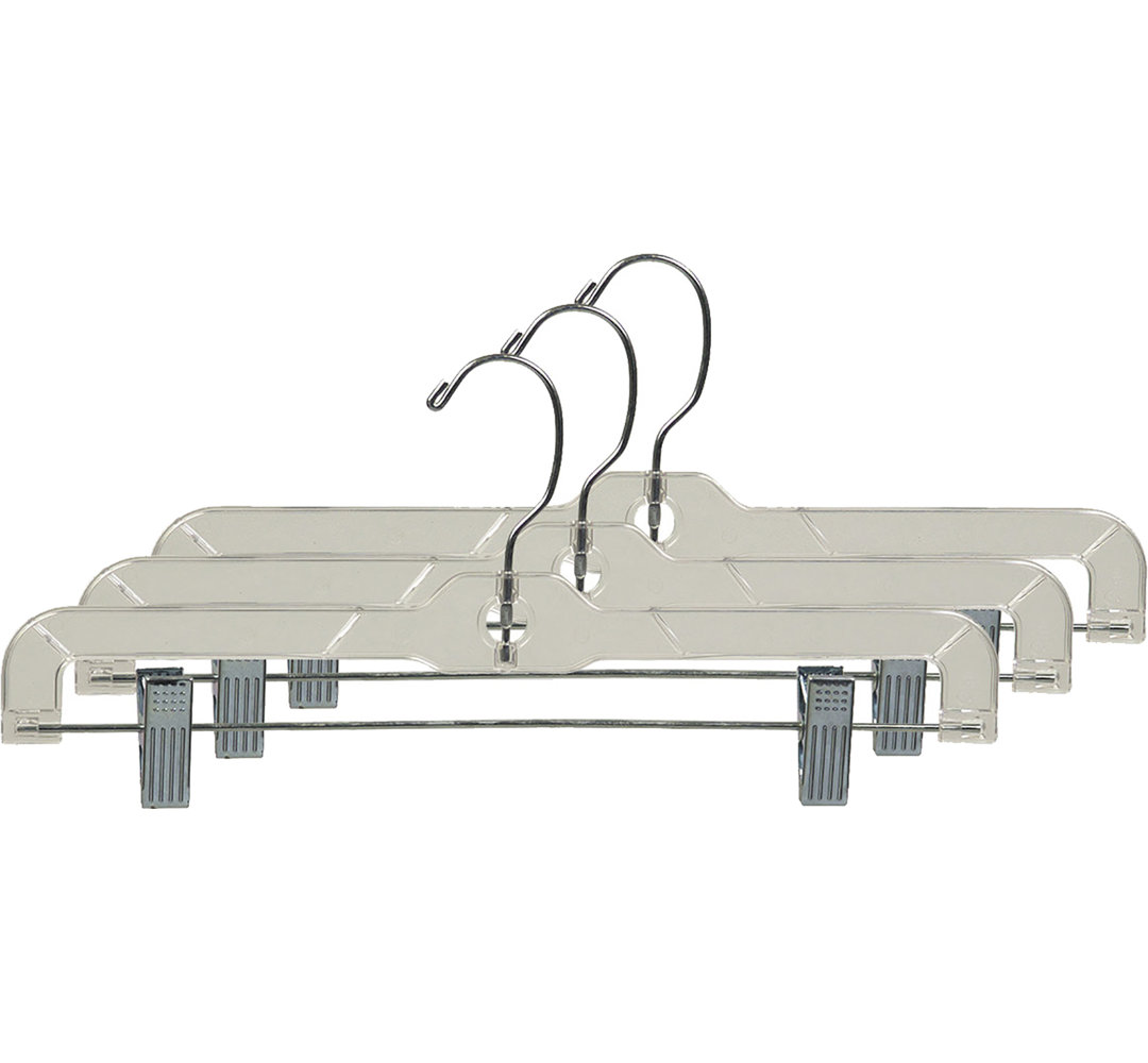 Plastic Bottoms Hanger for Skirt/Pants Rebrilliant Pack 
