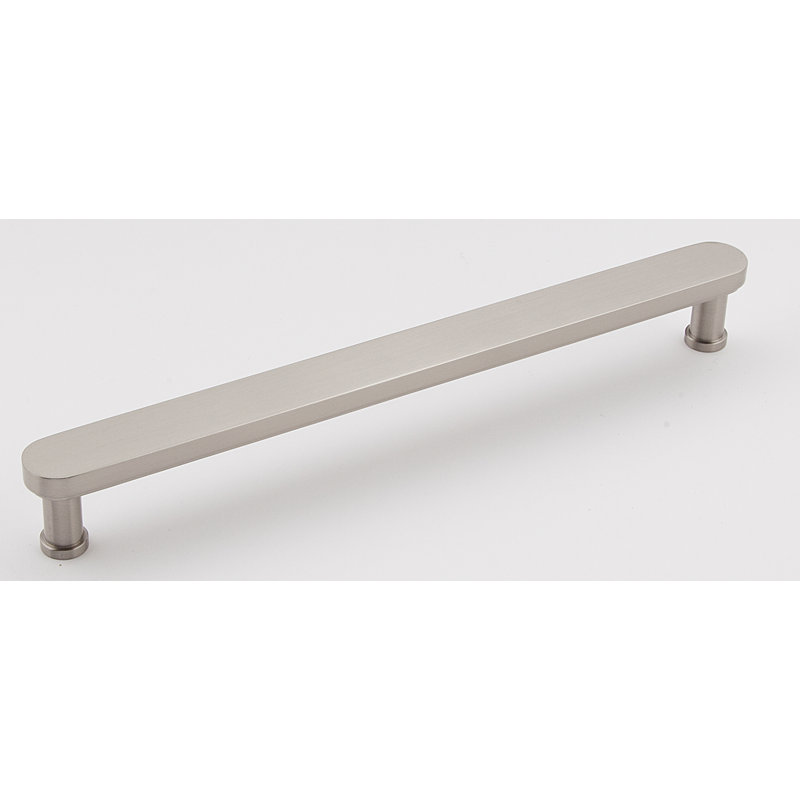 Polished Brass 8'' Modern Bar Pull with Mounting Hardware