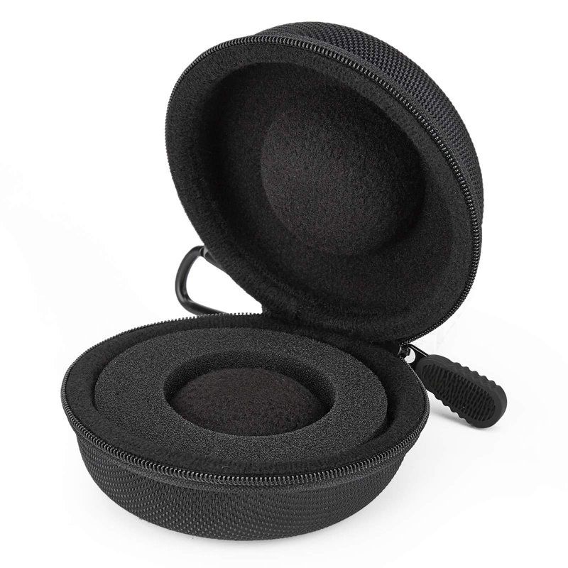 Boîte de rangement de voyage simple pour montre-bracelet et montre intelligente jusqu'à 50 mm, noire