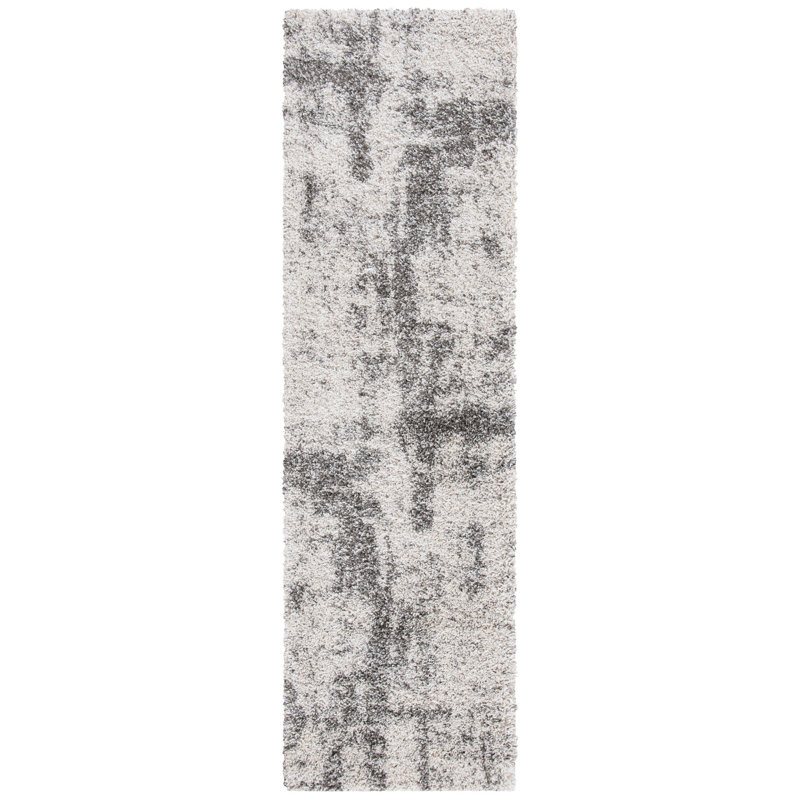 Hargett Shag Performance Abstract Rug, Runner 2'3" x 6'