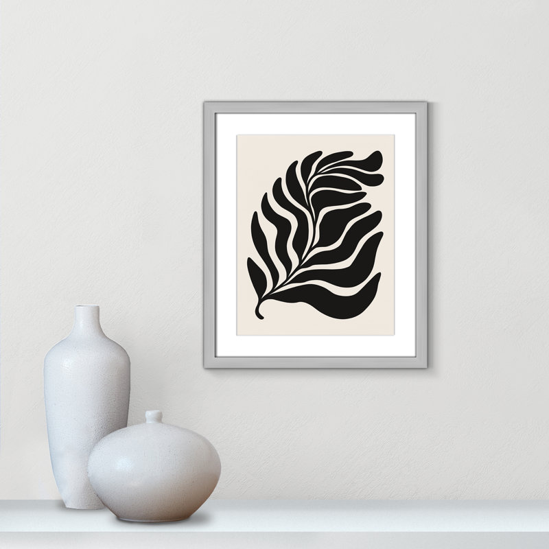 «Flow of Nature Print» par Royle, Argent mat, L 16 po x H 19 po, Imprimé mat