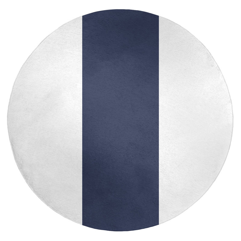 Chenille Indoor Rug, Round 5'