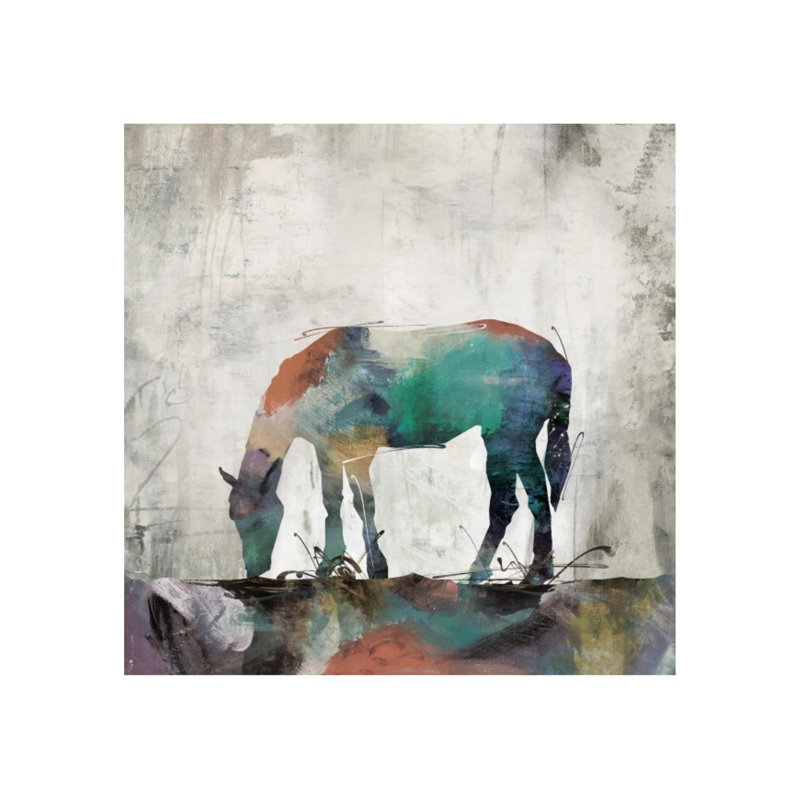 «Fantasyland III» par Peyton Gray - impression, Gel coupé au couteau, H 24 po x l 24 po x P 1,5 po