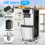 Machine à crème glacée commerciale, machine à crème glacée verticale de 2 200 W avec écran tactile ACL, 3 saveurs et débit de 5,8 à 8 gallons / heure, fonction de nettoyage automatique, trémies en acier inoxydable pour restaurant, casse-croûte, maison