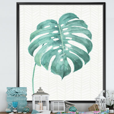 " Mixed Botanical Green Leaves VI "
