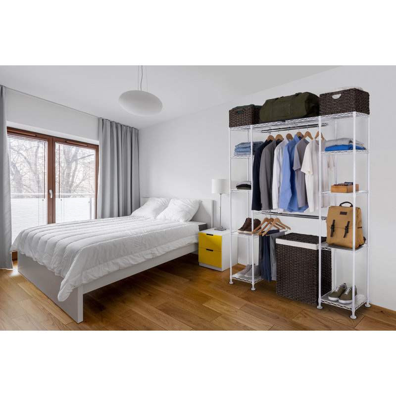 58'' - 83'' Closet System Starter Kit, White