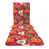 Red Green Orange Floral