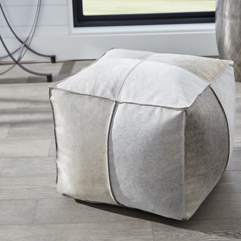 Brixton Leather Pouf