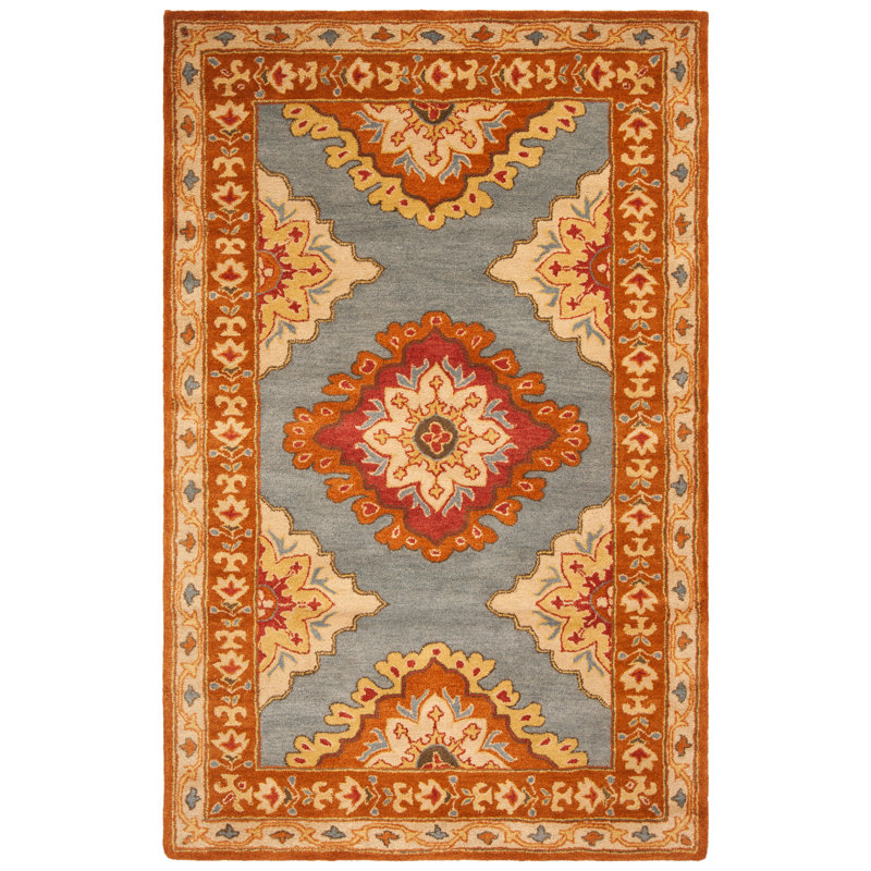 Cranmore Hand Tufted Wool Oriental Rug, Rectangle 5' x 8'
