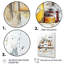 Gris et orange, salle de bain, articles de toilette, reproduction d'art mural-1990082340-1990082345-1990082348