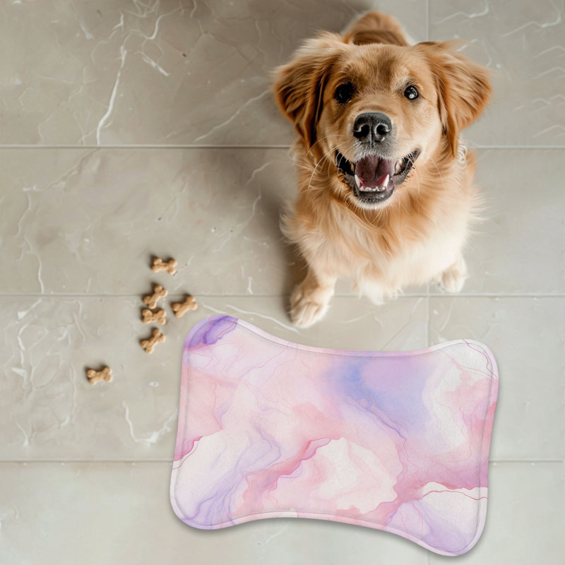 Gentle Patterns - 1 Piece Bone Shape Feeding Mat
