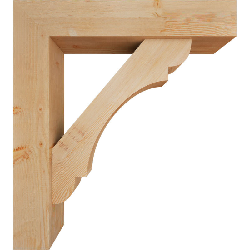 Support de bloc olympique avec entretoise décalée, 38 x 34, Sapin Douglas de l 7 1/2 (lisse)
