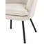Fauteuil demi-tonneau moderne en velours côtelé, fauteuil d'appoint confortable avec pieds en métal-1511061772