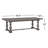 Dixon Solid + Manufactured Wood Trestle Dining Table