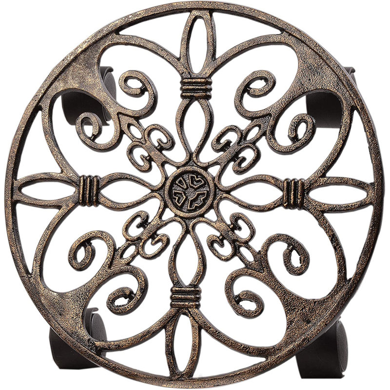 Izzo Metal Weather Resistant Pedestal Plant Stand