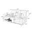 Alize 2 gel brun avec canapé-coussin et dossier réglable-121298514