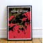 Hong Kong City Map - Unframed Graphic Art Print on Paper-529502695-412800833