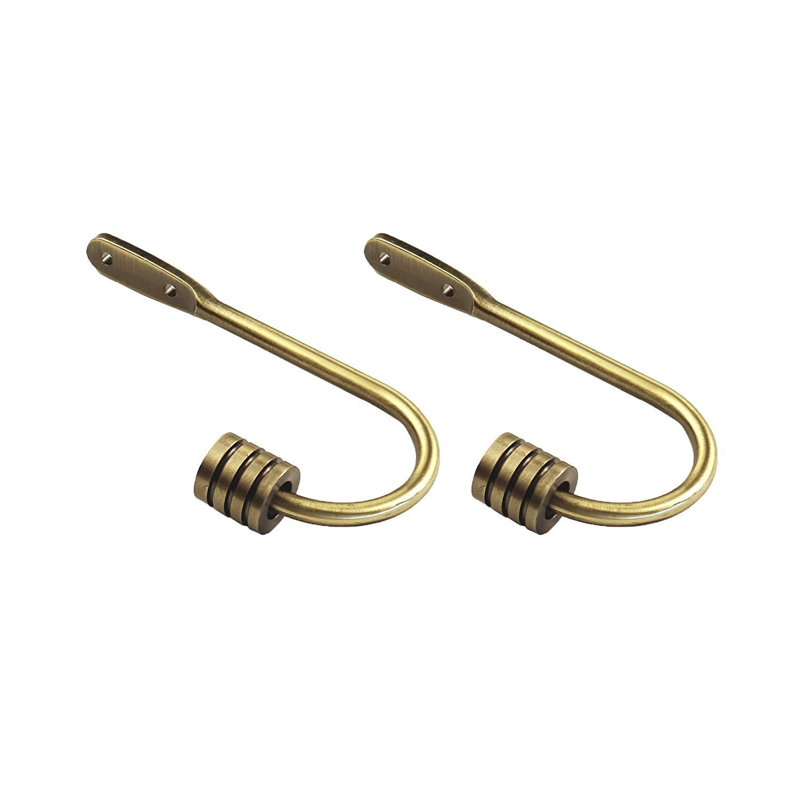 Resnick Curtain Holdback, Antique Gold