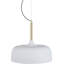Bautz 1 - Light White/Gold Dome Pendant