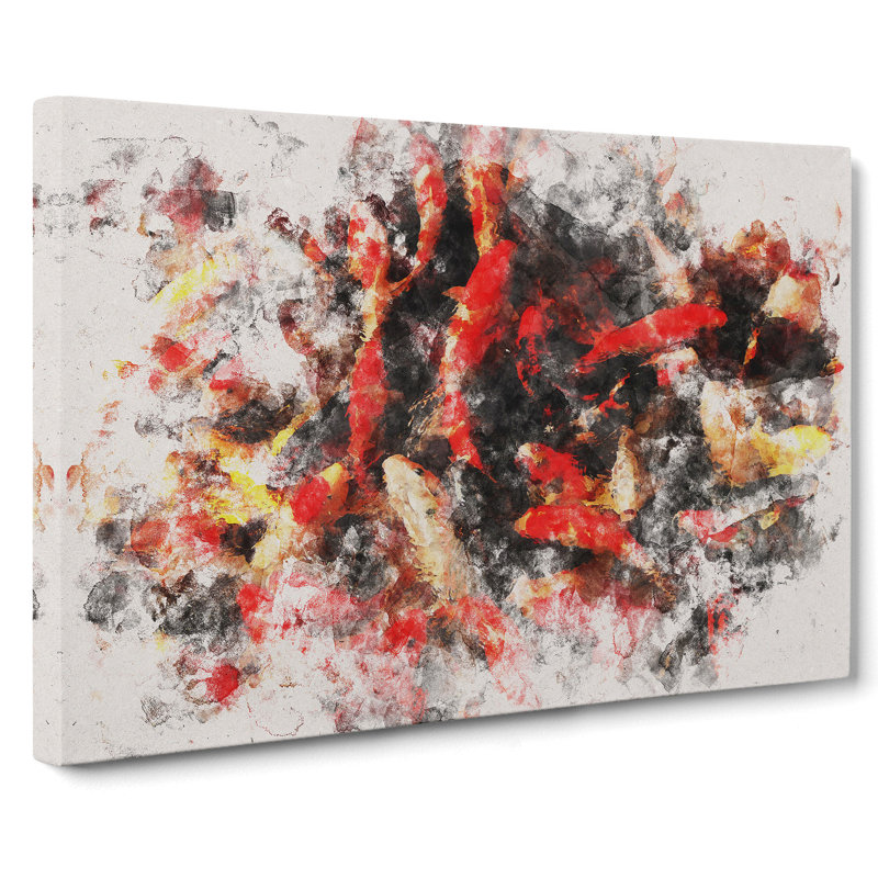 Many Fish - Wrapped Canvas, 35cm H x 50cm W x 3cm D