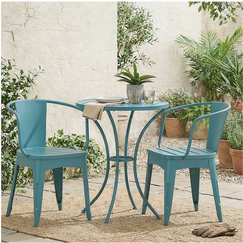 ENSEMBLE MÉTAL 3 PCS COLMAR, Bleu