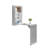 Ahraya Wall-Mounted Fold-Out Writing Floating Desk-21019589