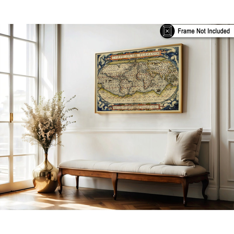 Theatrum Or bis Terrarum, Sans cadre, Affiche, H 24 po x l 32 po