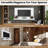Dymphia Floating Entertainment Center for TVs up to 55 inch, TV Wall Panel with LED Strip and Shelf-1378349303