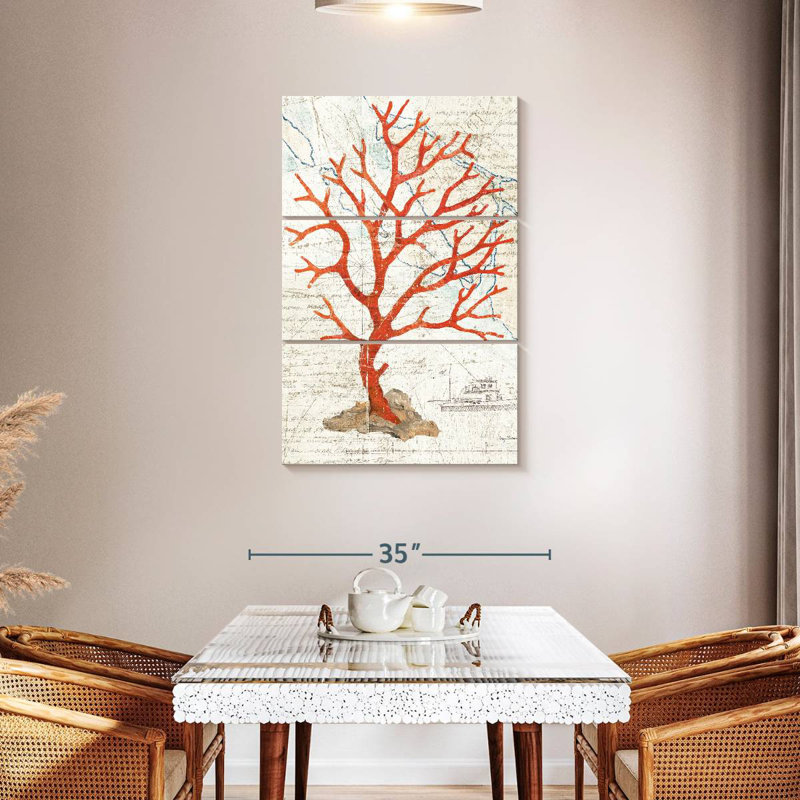 Corail texturé Brampt, H 45 po x l 28 po