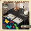 Commode pour la chambre à coucher avec 4 tiroirs de rangement sans soudure dinosaures colorés silhouette de dinosaure jungle palmier Commodes Commode en acier avec cadre en tissu pour vestibule