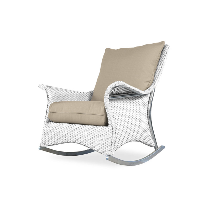Mandalay Outdoor Chair, White, Demo Oatmeal