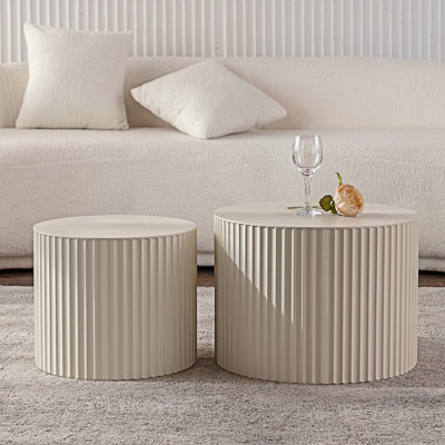 Table basse ronde en bois