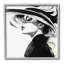Giclée, femme et chapeau abstrait ArtbyRB-1109250798-1109250796