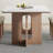 Modern simple rectangular dining table sets.-104097658
