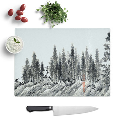 Glass Landscape Vol.10 by Shen Zhou Chopping Board