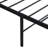 Heavy Duty Twin Size Black Metal Bed Frame With Fast Setup And No Noise, 750 - Pound Static Load Resistance, Reinforced Mattress Support Structure, Under Storage Feature, Holes For Components-1483169234