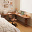 Brown L-Shaped Solid Wood desk-1479493622-1479493616