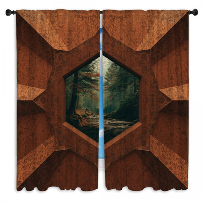 Rideaux obscurcissant Hexagon Forest