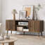 Meuble de rangement pour téléviseur et centres de divertissement, maison moderne en bois de 55 pouces
