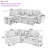 84"W 3-Piece Pull-Out Sectional Sofa Bed-1802443495