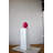 Red Lollipop Mounted on A White Pedestal Resin Statue Size: 10" x 10" x 59"H