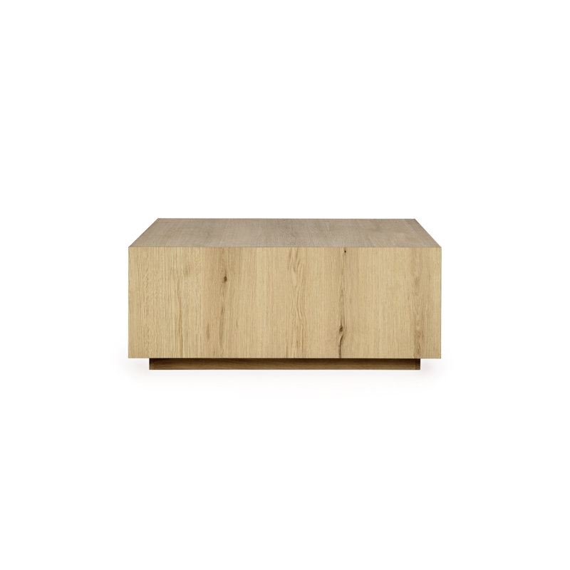 Layne 42" Square Coffee Table, Natural