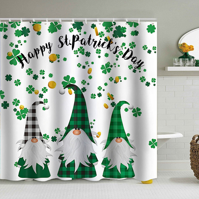 Rideau de douche Saint-Patrick, Multicolor A