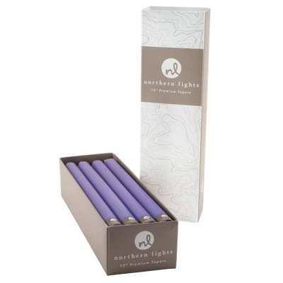 Northern Lights Unscented Taper Candle