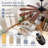 62"/72 Ceiling Fan with Light,Reversible DC Motor,3-Color-Temp LED,Remote Control-128991768-128991771